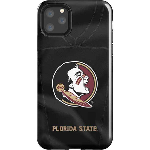 Florida State University Black Jersey iPhone Cases
